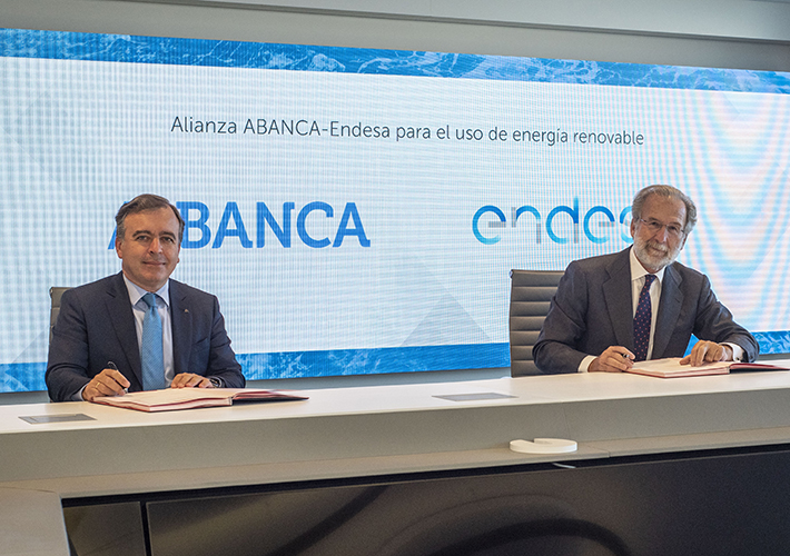 Foto ABANCA Y ENDESA FIRMAN UN ACUERDO DE SUMINISTRO DE ENERGIA EOLICA DE ORIGEN GALLEGO A LARGO PLAZO.